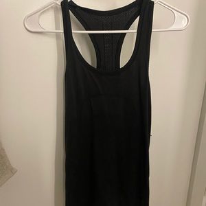 Lululemon racer back black tank, great condition